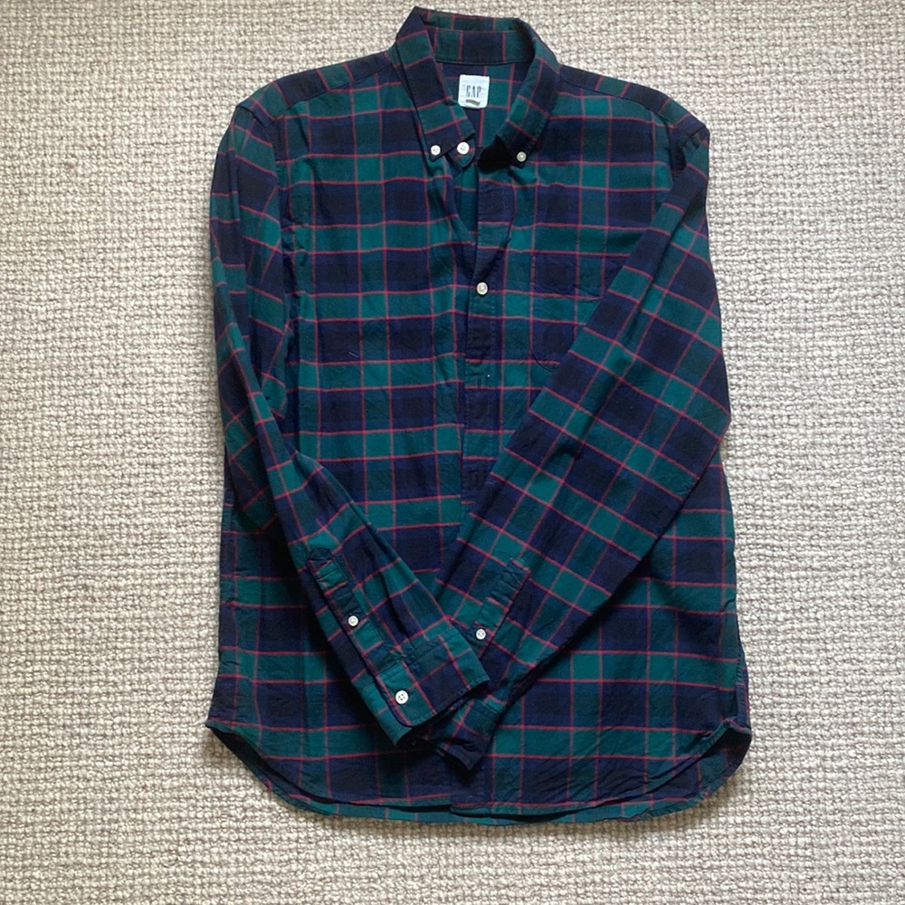 GAP tartan plaid shirt